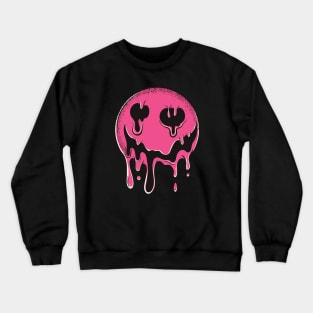 Droopy Smiley Face // Trippy Smile Crewneck Sweatshirt